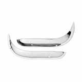 Ford Escort Mark 1 Front Quarter Bumper Chrome Pair