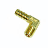 Sytec Brass 90 Degree Union 1/4nptf to 8mm