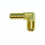 Sytec Brass 90 Degree Union 1/4nptf to 10mm (Facet 479813)